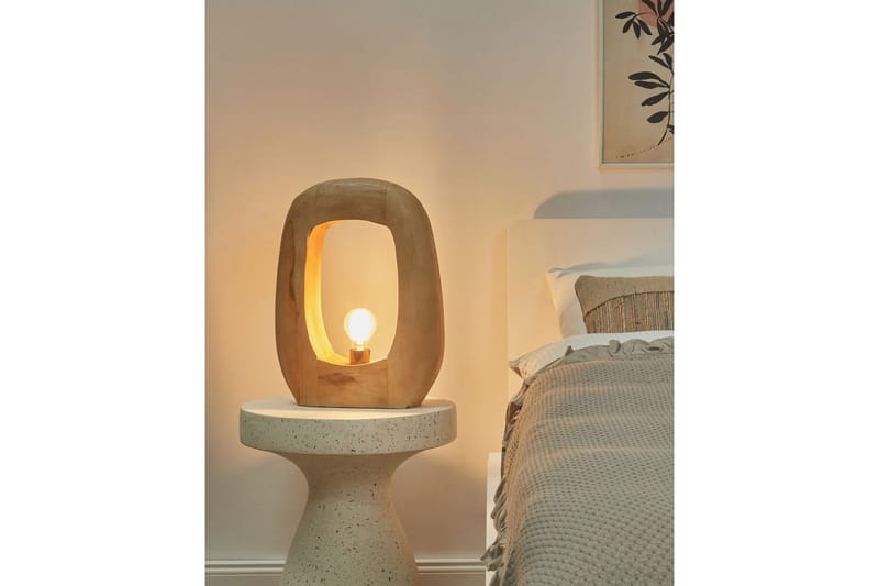 Ladaki Bordlampe 40 cm E27 - Lyst træ - Belysning - Lamper & indendørsbelysning - Sengelampe - Sengelampe bord