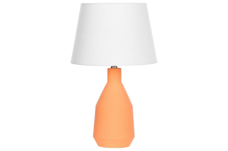 Lombre Bordlampe 53 cm E27 - Orange/Hvid - Belysning - Lamper & indendørsbelysning - Sengelampe - Sengelampe bord