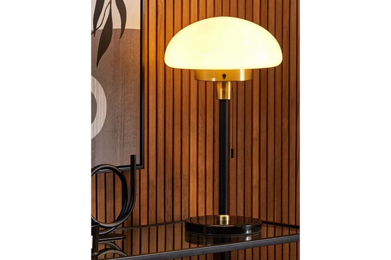 Maltiba Bordlampe 66 cm E27 - Sort/Hvid - Belysning - Lamper & indendørsbelysning - Sengelampe - Sengelampe bord