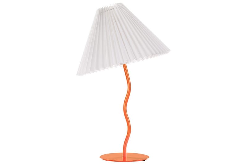 Skiros Bordlampe 48 cm E27 - Orange/Hvid - Belysning - Lamper & indendørsbelysning - Sengelampe - Sengelampe bord