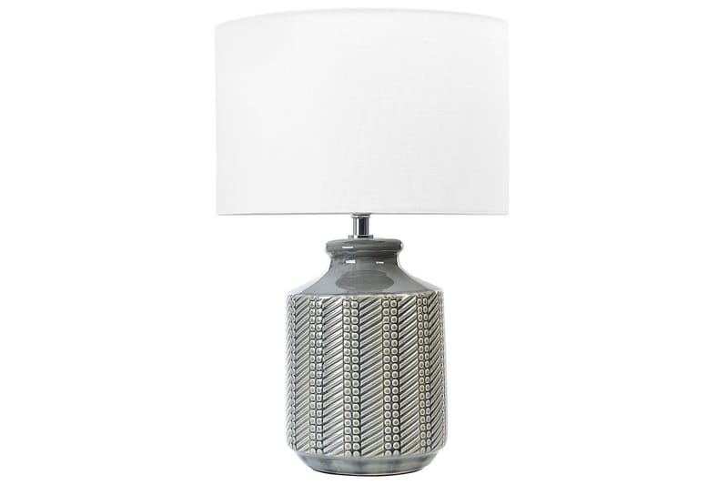 Soya Bordlampe 43 cm E27 - Grå/Hvid - Belysning - Lamper & indendørsbelysning - Sengelampe - Sengelampe bord