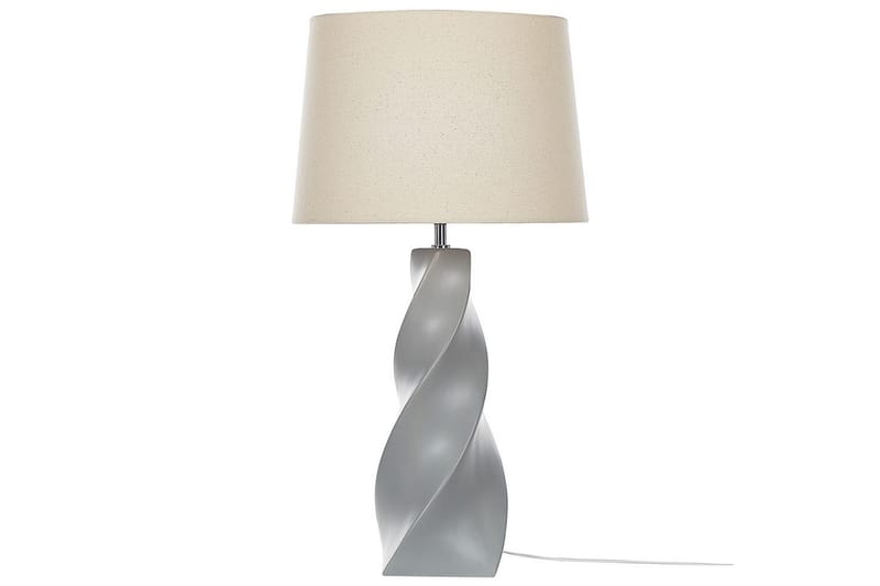 Tavra Bordlampe 71 cm E27 - Grå/Beige - Belysning - Lamper & indendørsbelysning - Sengelampe - Sengelampe bord