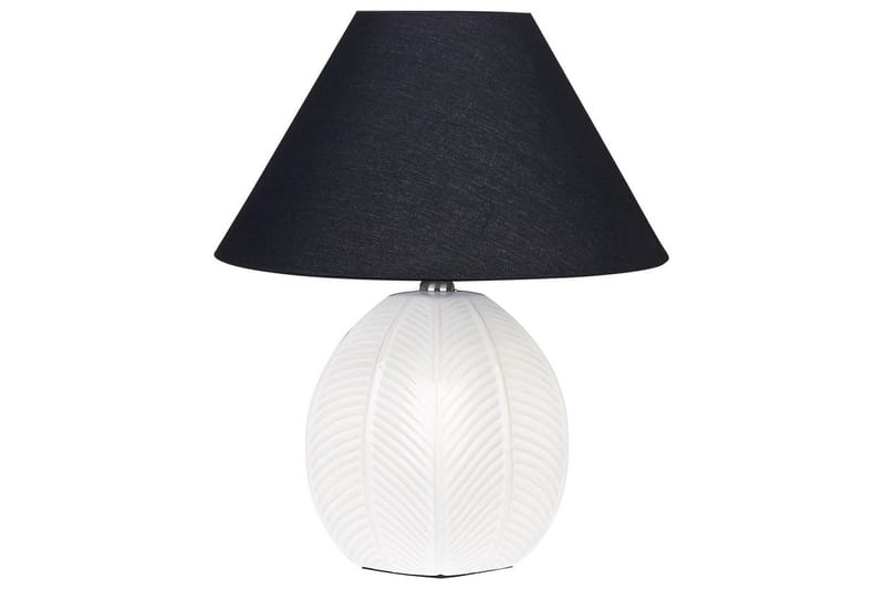 Zakel Bordlampe 42 cm E27 - Cremehvid/Sort - Belysning - Lamper & indendørsbelysning - Sengelampe - Sengelampe bord