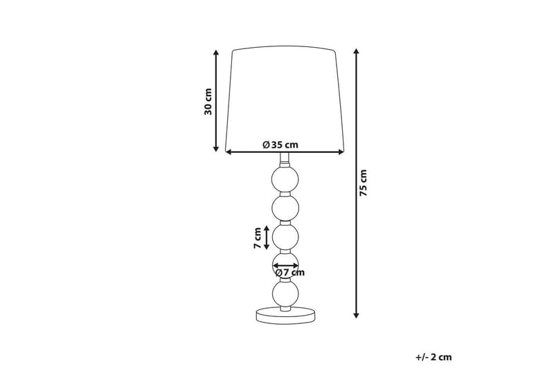 Serifosta Bordlampe 75 cm E27 - Sort - Belysning - Lamper & indendørsbelysning - Vindueslampe - Vindueslampe på fod