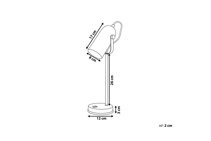 Thika Bordlampe 48 cm E27 - Sort - Belysning - Lamper & indendørsbelysning - Vindueslampe - Vindueslampe på fod