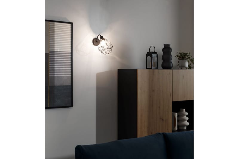 Bendinni Væglampe med Arm - Sort - Sengelampe væg - Soveværelse lampe - Væglampe - Vægarmatur