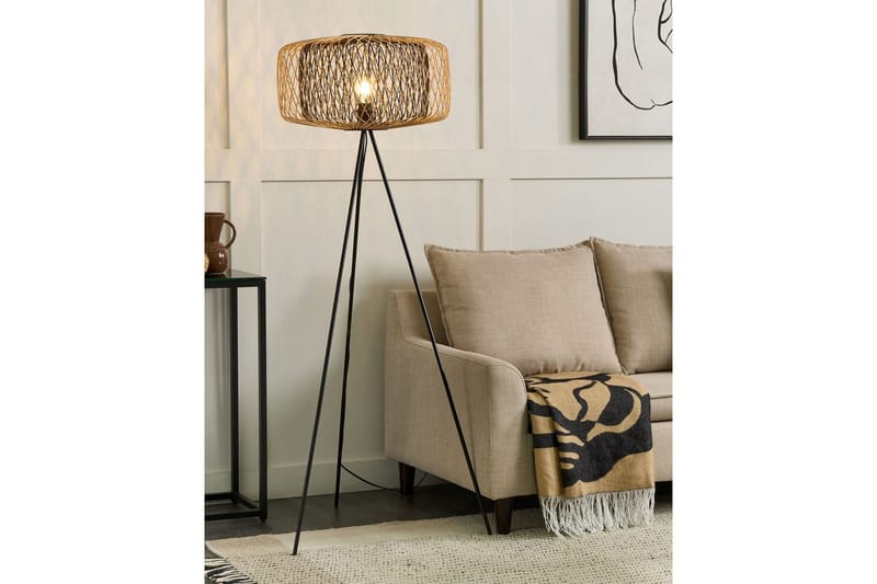 Vendaval Gulvlampe 145 cm - Sort - Belysning - Lamper & indendørsbelysning - Soveværelse lampe