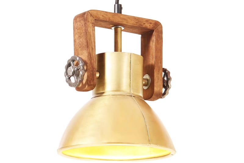 Industriel Hængelampe 25 W Rund 19 cm E27 Messingfarvet - Belysning - Lamper & indendørsbelysning - Vindueslampe - Vindueslampe hængende