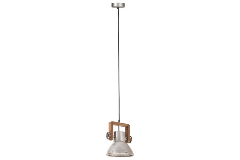 Industriel Hængelampe 25 W Rund 19 cm E27 Sølvfarvet - Sølv - Belysning - Lamper & indendørsbelysning - Vindueslampe - Vindueslampe hængende