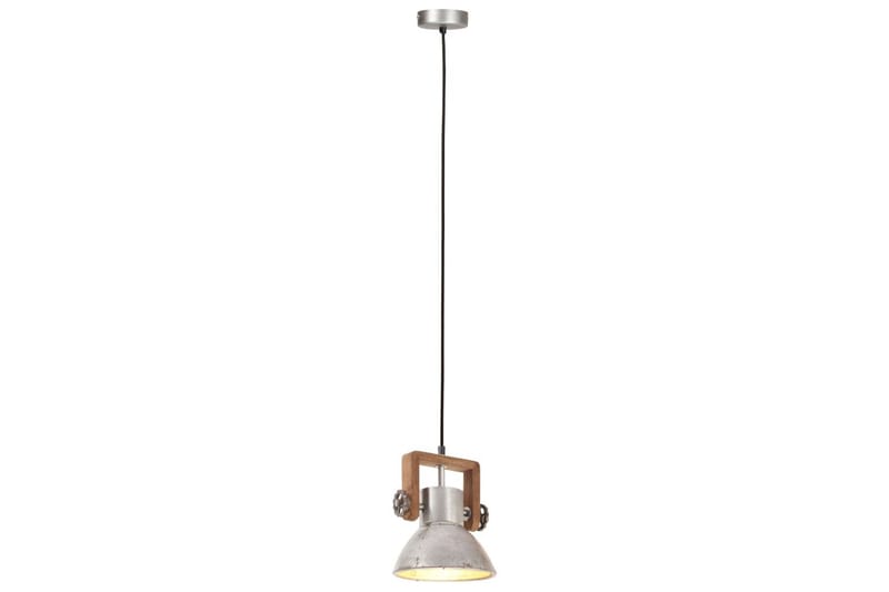 Industriel Hængelampe 25 W Rund 19 cm E27 Sølvfarvet - Sølv - Belysning - Lamper & indendørsbelysning - Vindueslampe - Vindueslampe hængende