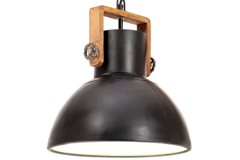 Industriel Hængelampe 25 W Rund 30 cm E27 Mat Sort - Belysning - Lamper & indendørsbelysning - Vindueslampe - Vindueslampe hængende