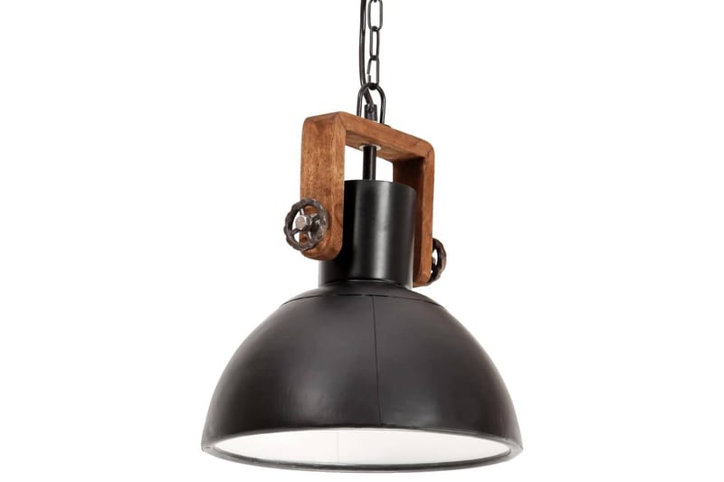 Industriel Hængelampe 25 W Rund 30 cm E27 Mat Sort - Belysning - Lamper & indendørsbelysning - Vindueslampe - Vindueslampe hængende