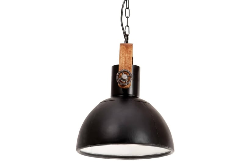 Industriel Hængelampe 25 W Rund 30 cm E27 Mat Sort - Belysning - Lamper & indendørsbelysning - Vindueslampe - Vindueslampe hængende