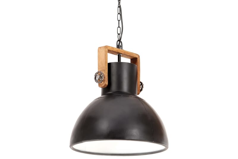 Industriel Hængelampe 25 W Rund 40 cm E27 Mat Sort - Belysning - Lamper & indendørsbelysning - Vindueslampe - Vindueslampe hængende