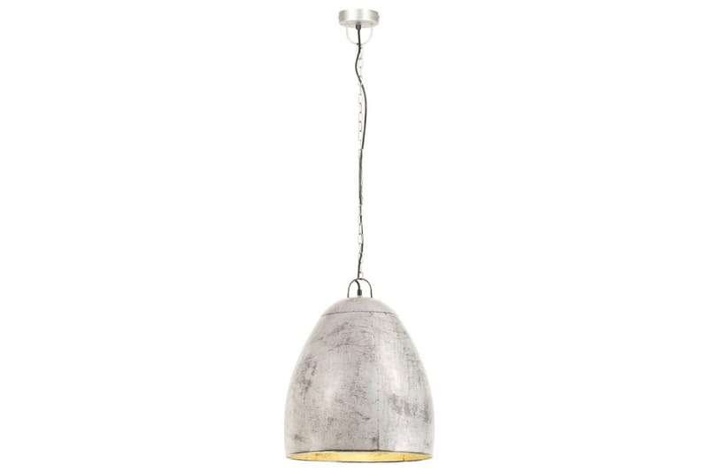 Industriel Hængelampe 25 W Rund 42 cm E27 Sølvfarvet - Belysning - Lamper & indendørsbelysning - Vindueslampe - Vindueslampe hængende