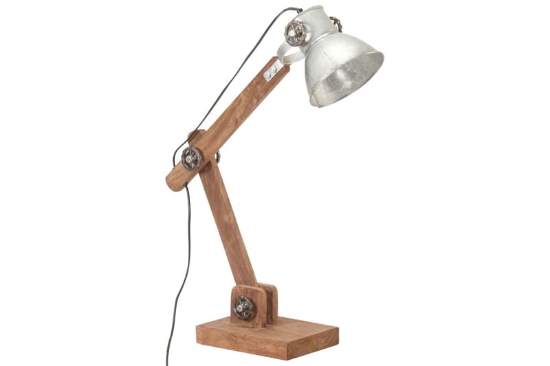 Industriel Skrivebordslampe 58X18X90 cm E27 Rund Sølvfarvet - Sølv - Belysning - Lamper & indendørsbelysning - Vindueslampe - Vindueslampe hængende