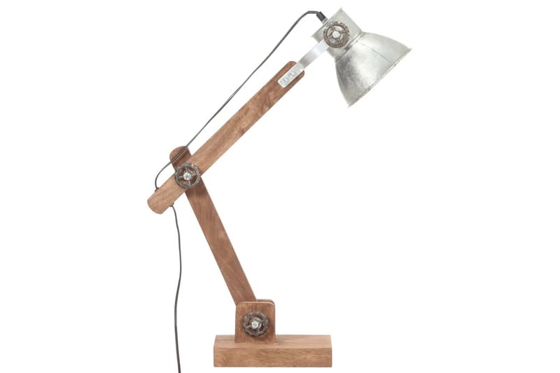 Industriel Skrivebordslampe 58X18X90 cm E27 Rund Sølvfarvet - Sølv - Belysning - Lamper & indendørsbelysning - Vindueslampe - Vindueslampe hængende