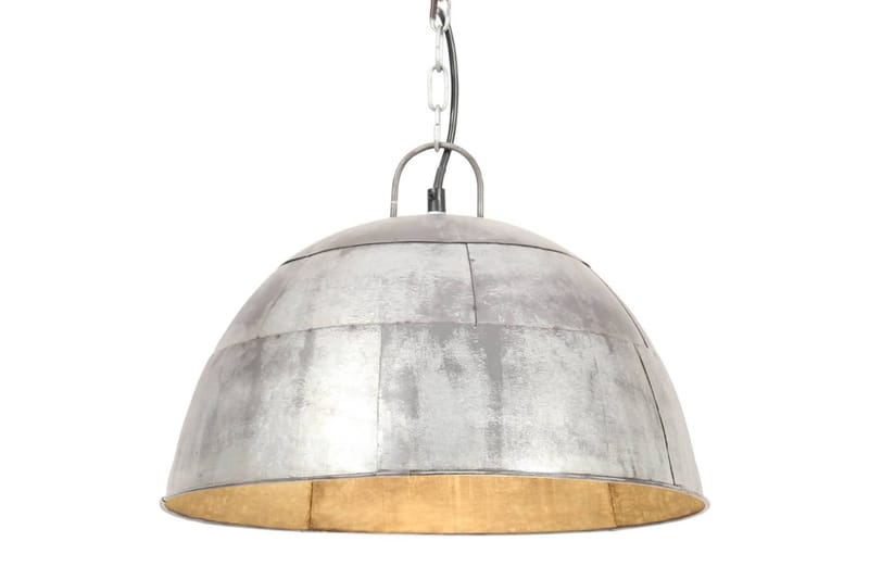 Industriel Vintage Hængelampe 25 W Rund 41cm E27 Sølvfarvet - Belysning - Lamper & indendørsbelysning - Vindueslampe - Vindueslampe hængende