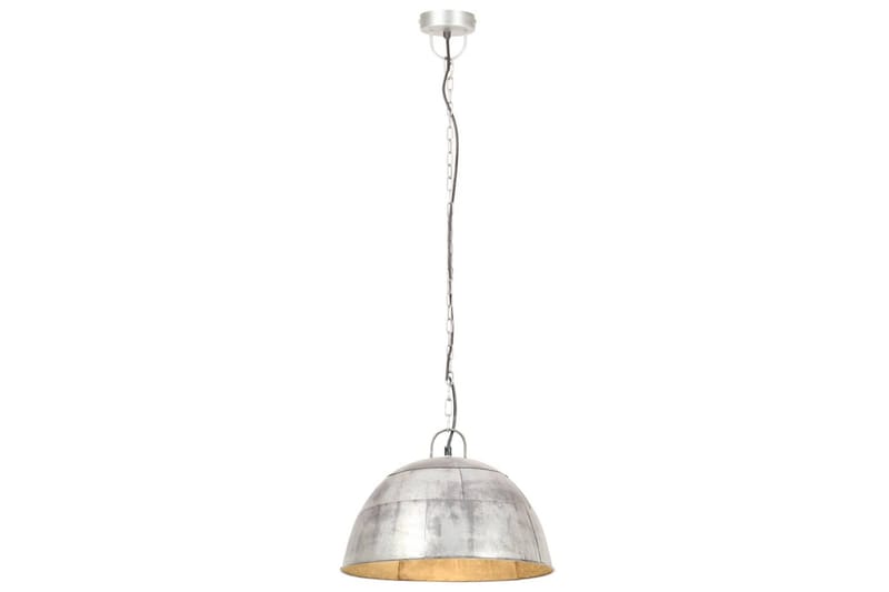 Industriel Vintage Hængelampe 25 W Rund 41cm E27 Sølvfarvet - Belysning - Lamper & indendørsbelysning - Vindueslampe - Vindueslampe hængende