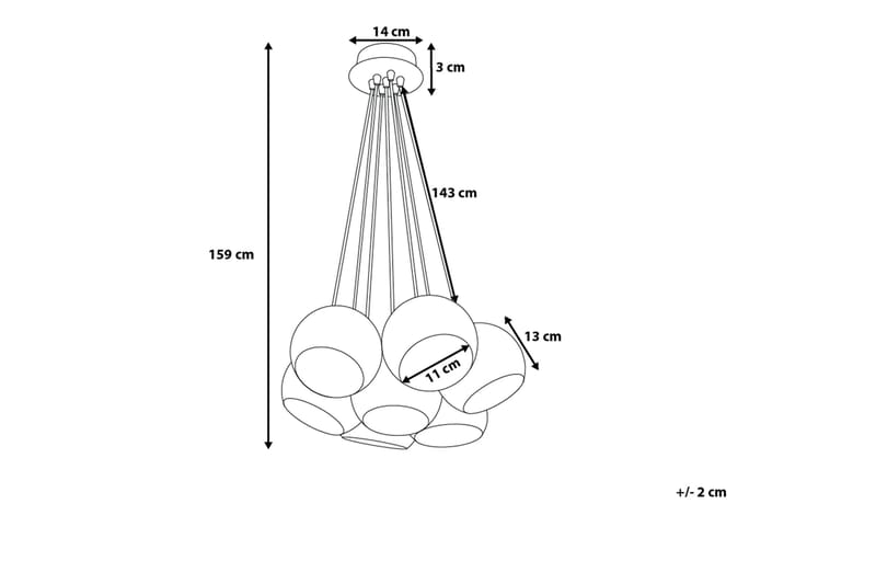 Olza Loftslampe 14 cm - Sølv - Belysning - Lamper & indendørsbelysning - Vindueslampe - Vindueslampe hængende