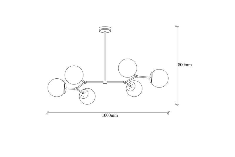 Opviq Damar Loftslampe - Sort / hvid - Belysning - Lamper & indendørsbelysning - Vindueslampe - Vindueslampe hængende