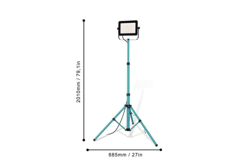 Arbejdsbelysning Eglo LED-Stativstrålkaster 100W - Belysning - Glødepærer & lyskilder - Arbejdsbelysning - Arbejdslampe