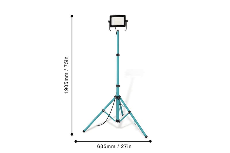 Arbejdsbelysning Eglo LED-Stativstrålkaster 52W - Belysning - Glødepærer & lyskilder - Arbejdsbelysning - Arbejdslampe