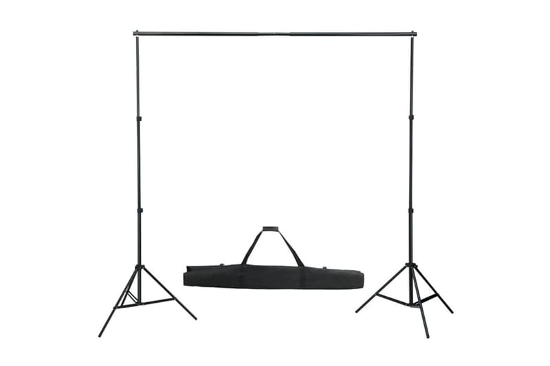 fotostudieudstyr med softbox-lamper, baggrund og reflektor - Fotobelysning & studiebelysning