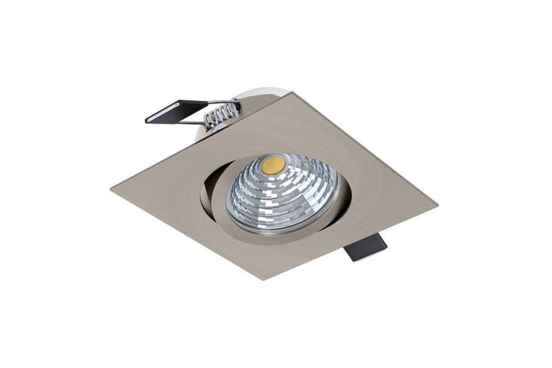 Indbygget Lampe Eglo Saliceto 88x88 mm 2700K Nickel - Sølv - Belysning - Glødepærer & lyskilder - LED belysning - LED-dowlight