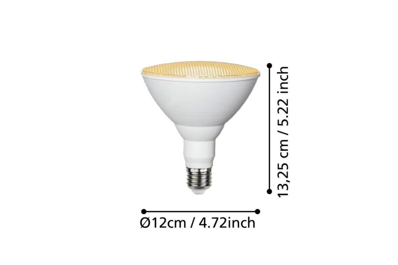 Lyskilde Eglo LM-E27-LED PAR38 16W Gul - Gul - Belysning - Glødepærer & lyskilder - LED belysning - LED-pære - Normalpære