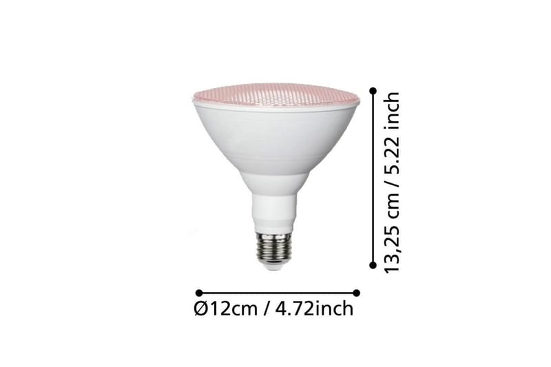 Lyskilde Eglo LM-E27-LED PAR38 16W Rød - Rød - Belysning - Glødepærer & lyskilder - LED belysning - LED-pære - Normalpære