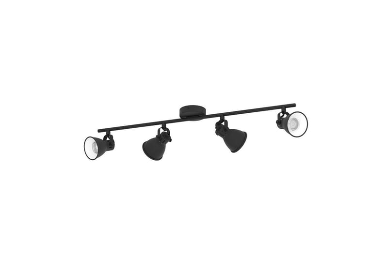 Spotlight Eglo Seras med 4 Lamper Sort - Sort - Belysning - Glødepærer & lyskilder - LED belysning - LED-spotlight