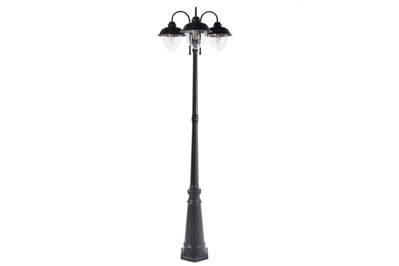 Asinare Lygtepæl 209 cm - Sort - Belysning - Udendørs lamper & belysning - Søjlelampe & standerlampe