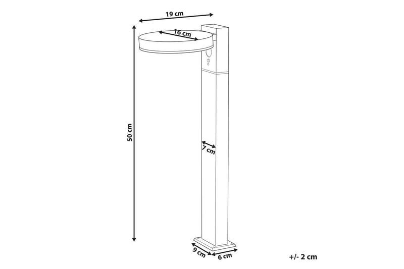 Hydra LED Solcellebelysning 50 cm - Sort - Belysning - Udendørs lamper & belysning - Solcellelamper