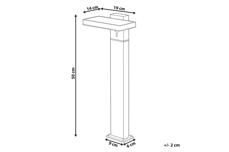 Krokel LED Solcellebelysning 50 cm - Sort - Belysning - Udendørs lamper & belysning - Solcellelamper