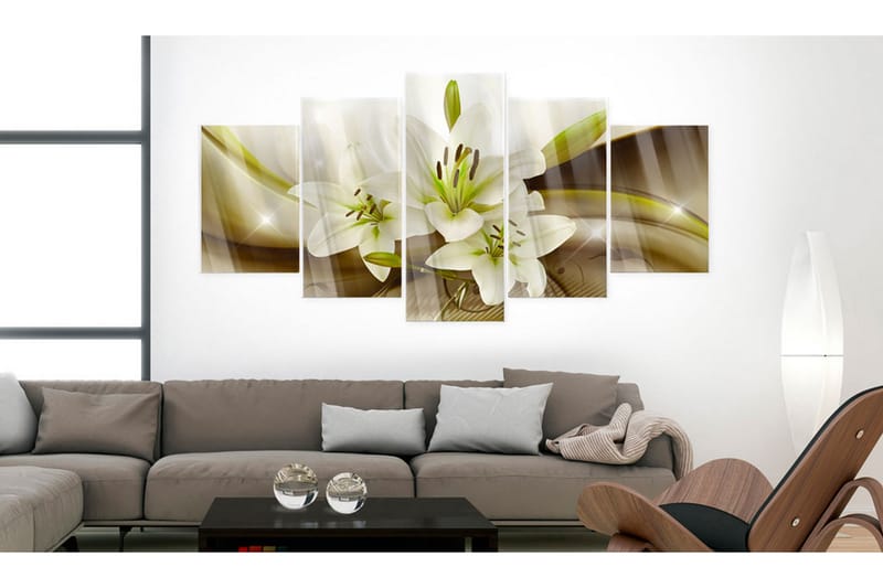 Billede I Akryl Modern Lily 100x50 - Artgeist sp. z o. o. - Boligtilbehør - Billeder & kunst