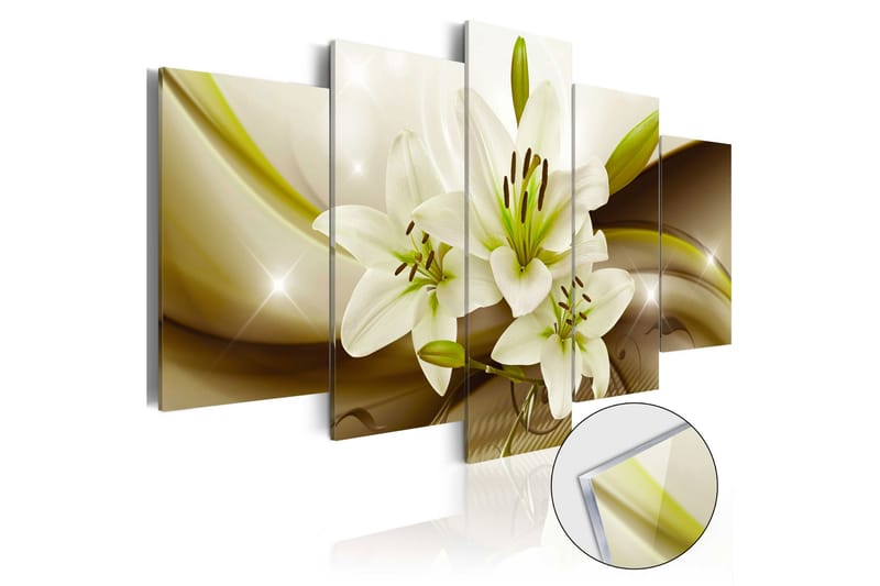 Billede I Akryl Modern Lily 100x50 - Artgeist sp. z o. o. - Boligtilbehør - Billeder & kunst