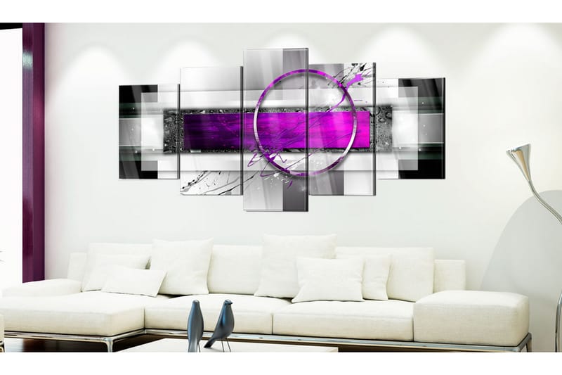 Billede I Akryl Violet Rim 200x100 - Artgeist sp. z o. o. - Boligtilbehør - Billeder & kunst