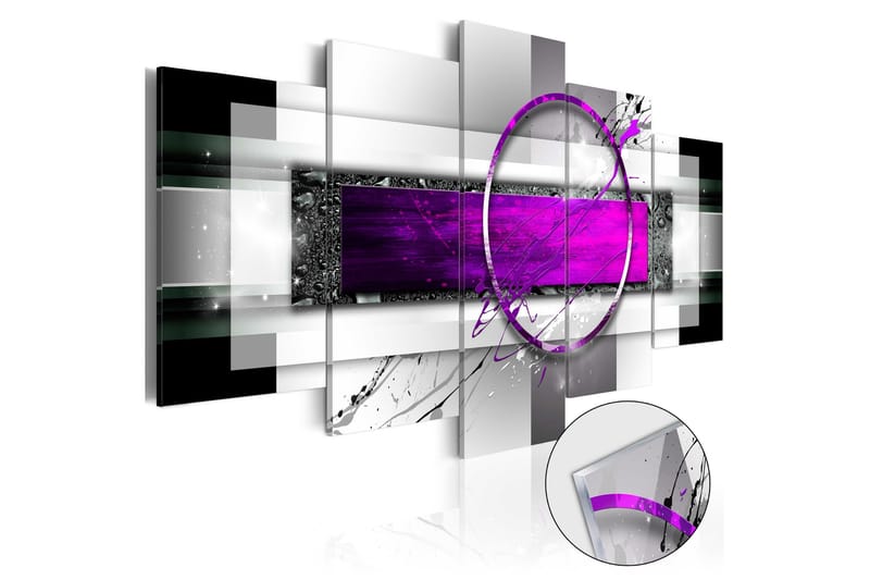 Billede I Akryl Violet Rim 200x100 - Artgeist sp. z o. o. - Boligtilbehør - Billeder & kunst