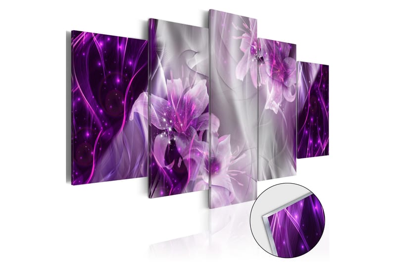 Billede I Akryl Purple Utopia 100x50 - Artgeist sp. z o. o. - Boligtilbehør - Billeder & kunst