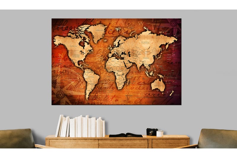 Billede Amber World 120x80 - Artgeist sp. z o. o. - Boligtilbehør - Billeder & kunst - Billeder på lærred