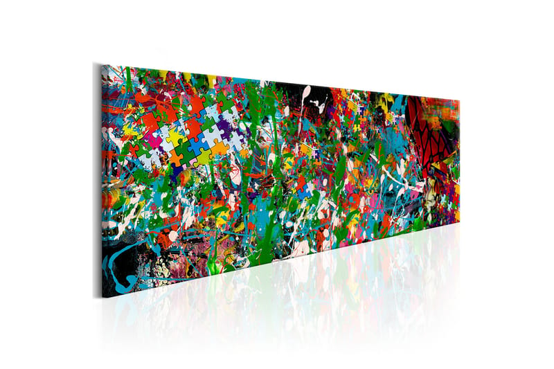 Billede Artistic Puzzle 135x45 - Artgeist sp. z o. o. - Boligtilbehør - Billeder & kunst - Billeder på lærred