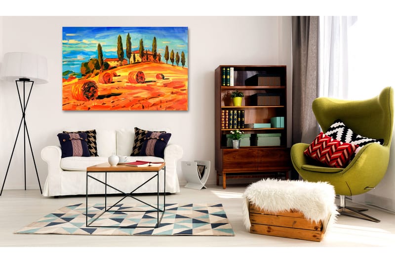 Billede august i Toscana 60x40 - Artgeist sp. z o. o. - Boligtilbehør - Billeder & kunst - Billeder på lærred