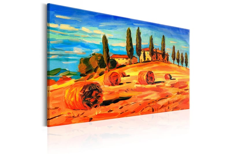 Billede august i Toscana 60x40 - Artgeist sp. z o. o. - Boligtilbehør - Billeder & kunst - Billeder på lærred