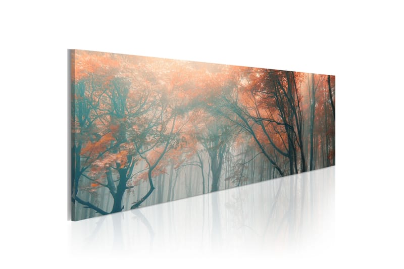 Billede Autumnal Fog 135x45 - Artgeist sp. z o. o. - Boligtilbehør - Billeder & kunst - Billeder på lærred