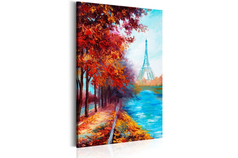 Billede Autumnal Paris 60x90 - Artgeist sp. z o. o. - Boligtilbehør - Billeder & kunst - Billeder på lærred