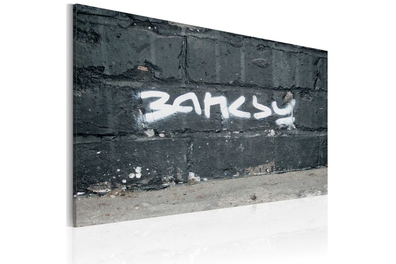 Billede Banksy Signature 60x40 - Artgeist sp. z o. o. - Boligtilbehør - Billeder & kunst - Billeder på lærred