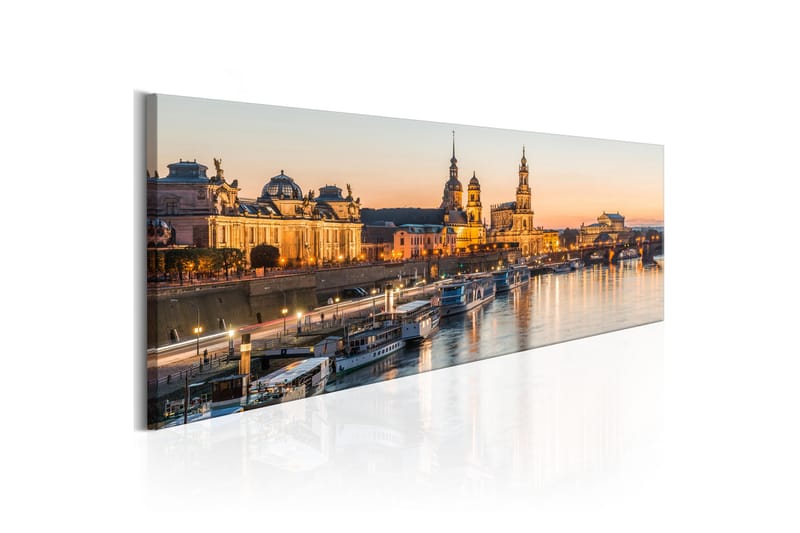 Billede Beautiful Dresden 120x40 - Artgeist sp. z o. o. - Boligtilbehør - Billeder & kunst - Billeder på lærred