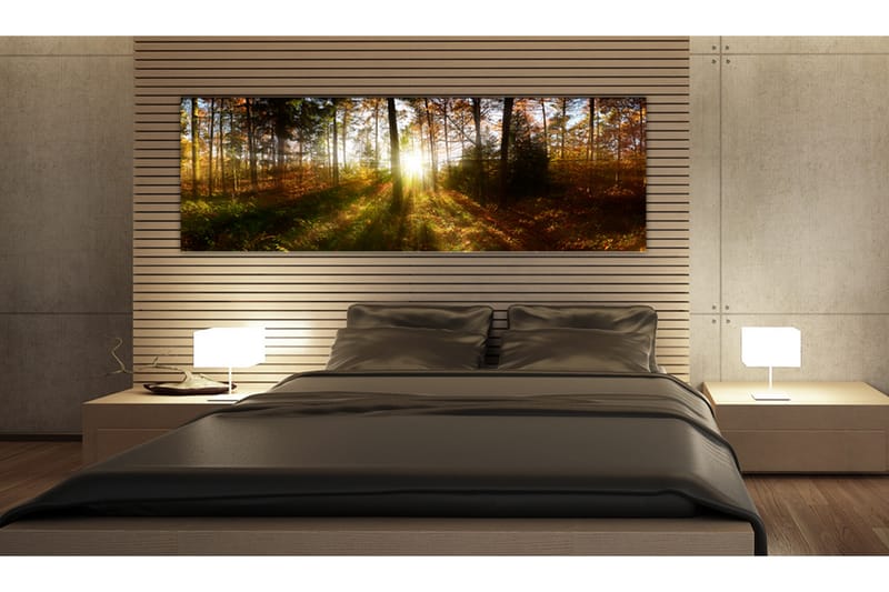 Billede Beautiful Forest 120x40 - Artgeist sp. z o. o. - Boligtilbehør - Billeder & kunst - Billeder på lærred