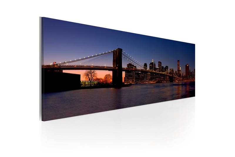 Billede Brooklyn Bridge panorama 135x45 - Artgeist sp. z o. o. - Boligtilbehør - Billeder & kunst - Billeder på lærred